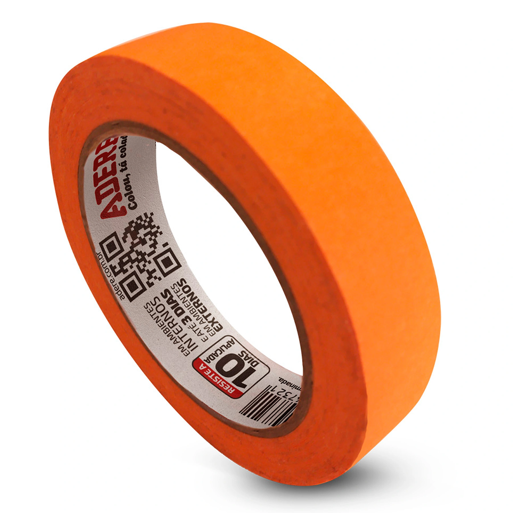 Fita Crepe 24mm X 50m A128rls Imob Laranja Adere