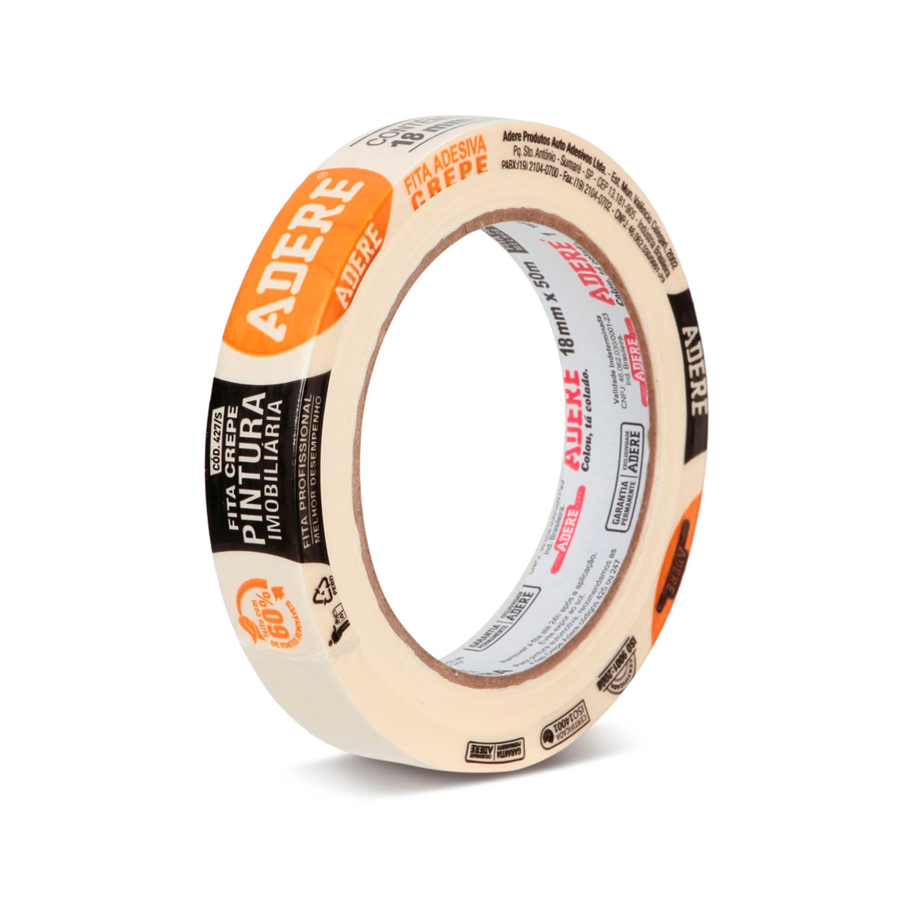 Fita Crepe 18 Mm X 50 Metros