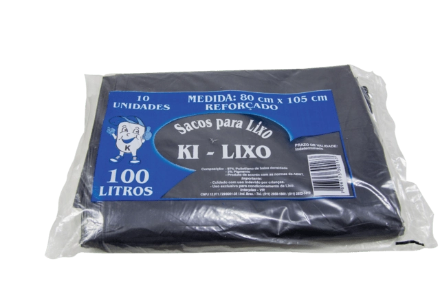 Saco P/lixo Ki Lixo Refor 100 Lts