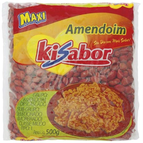 Amendoim Kisabor 500gr Cru