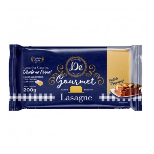 Massa Lasanha De Instantânea L3p2 200g