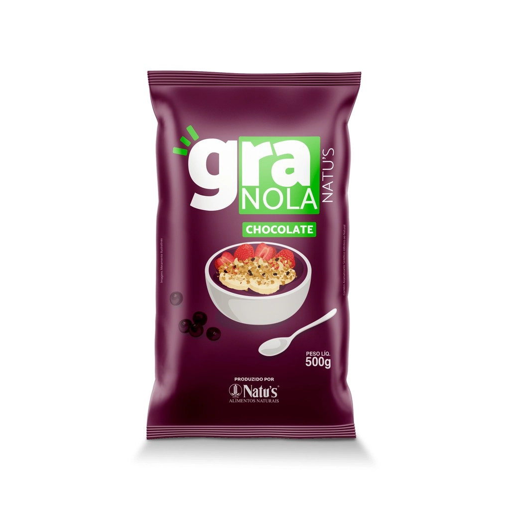 Granola Natus Sabor Chocolate 500 G Fast