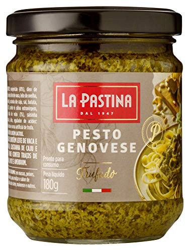 Molho Pesto Genovese Trufado Italiano La Pastina 180 g