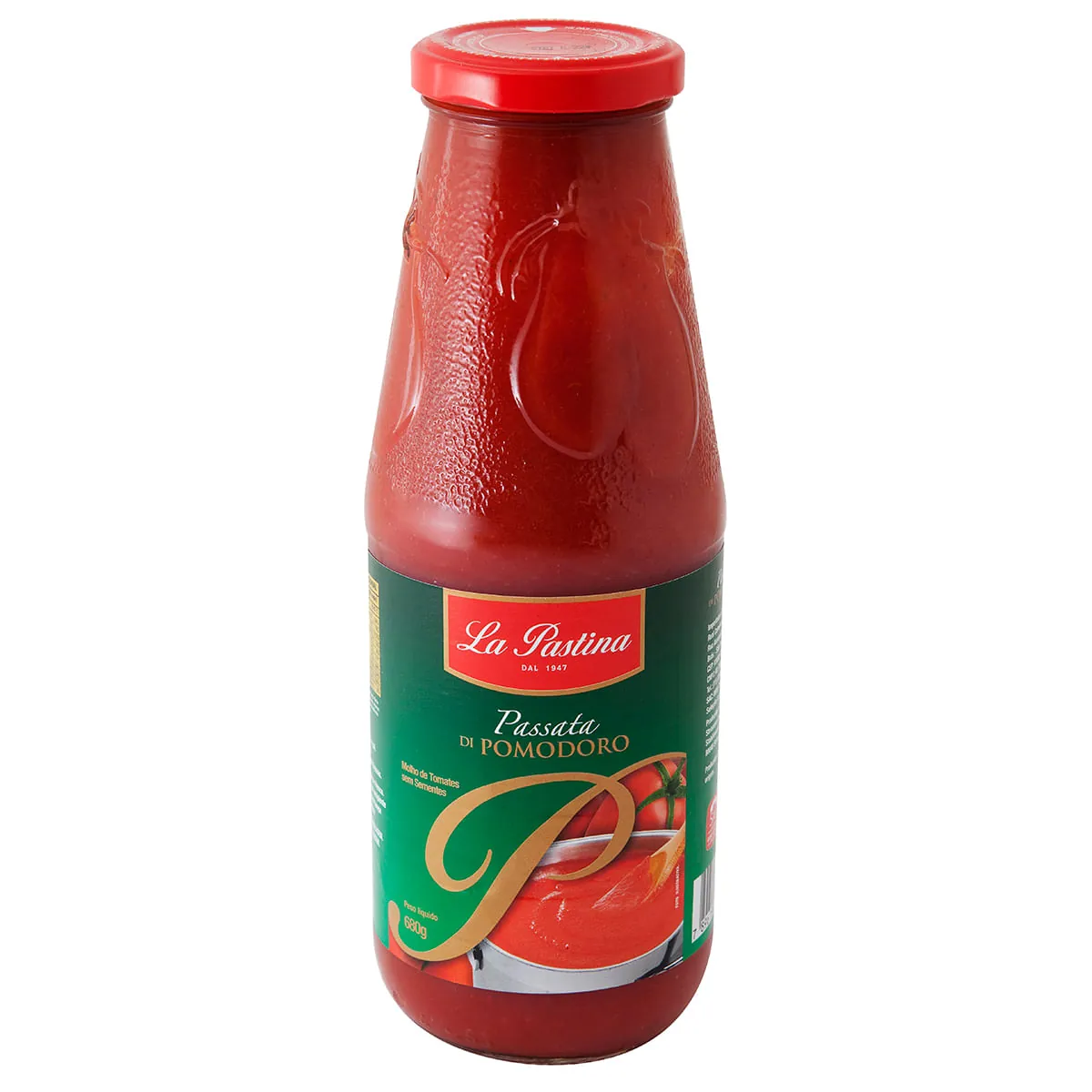 Molho de Tomate Passata La Pastina Vidro 680g