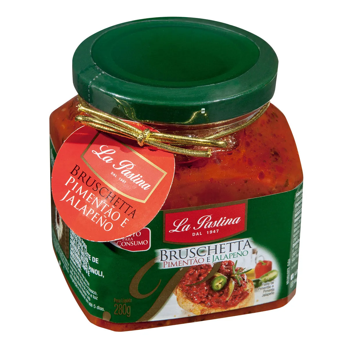 Bruschetta Pimentão e Pimenta Jalapeno Antepasto 280G