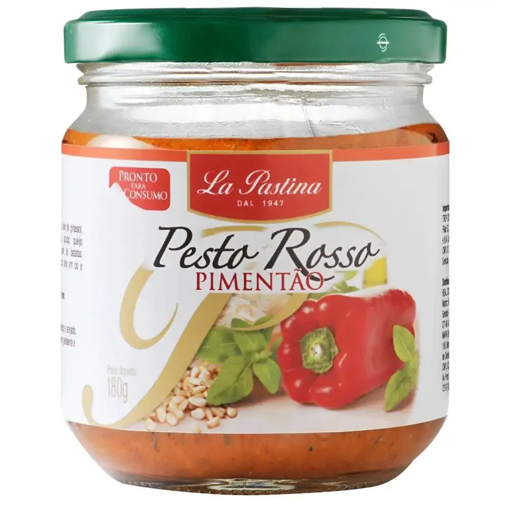 Molho La Pastina Pesto Pimentao