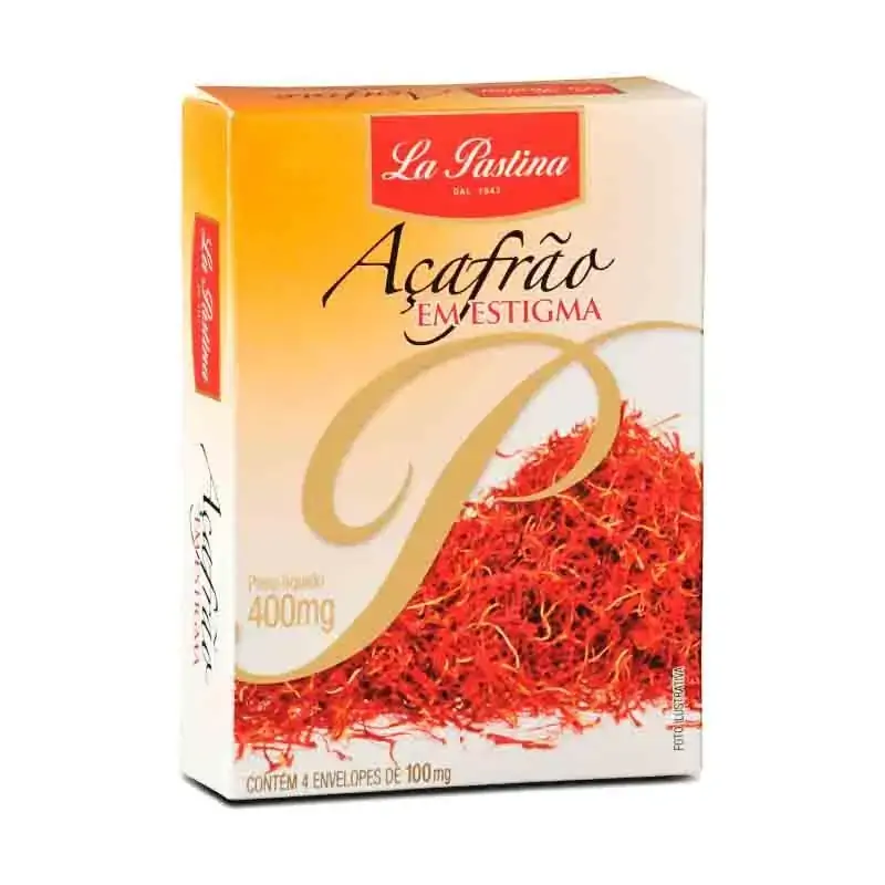 Açafrão Espanhol Verdadeiro Estigmas La Pastina Paella 0,4g