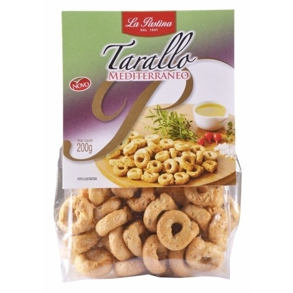 Aperitivo Tarallo Mediterrâneo La Pastina 200g