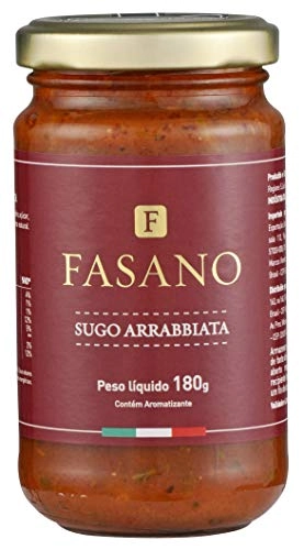 Molho De Tomate Arrabiata Com Pimenta Fasano Vidro 180g