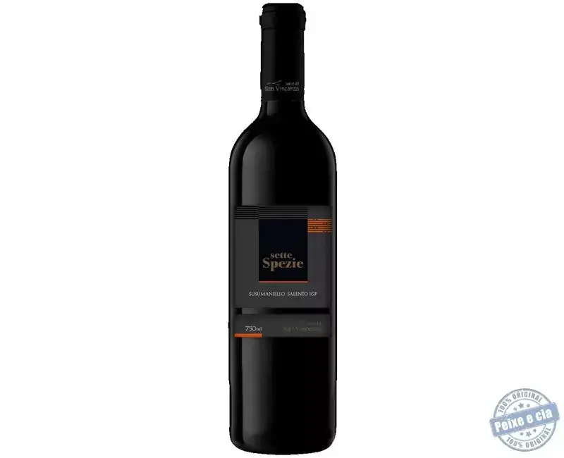 Vinho Sette Spezie Susumaniello Salento IGP 2017 750ml