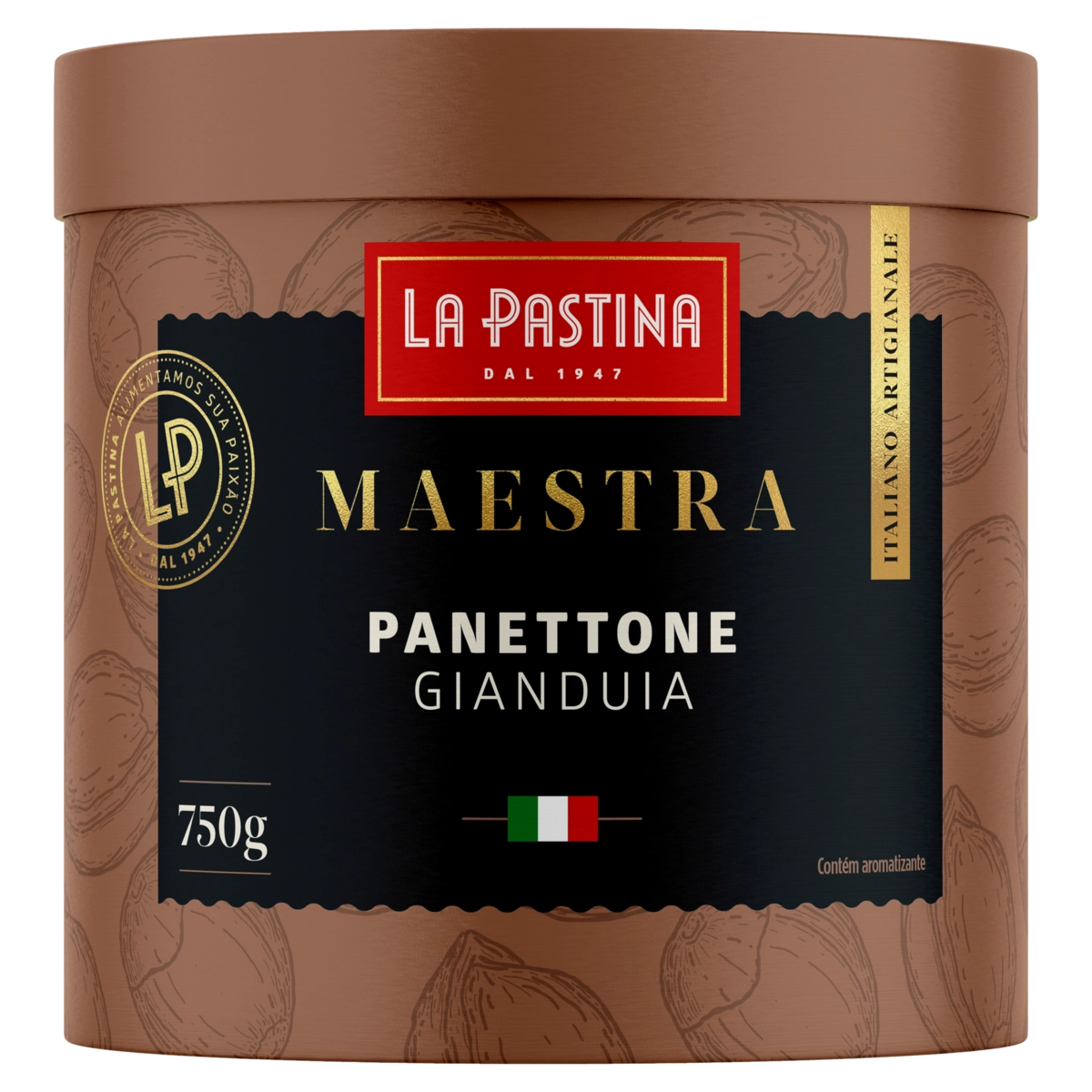 Panettone Gianduia La Pastina Maestra Lata 750g