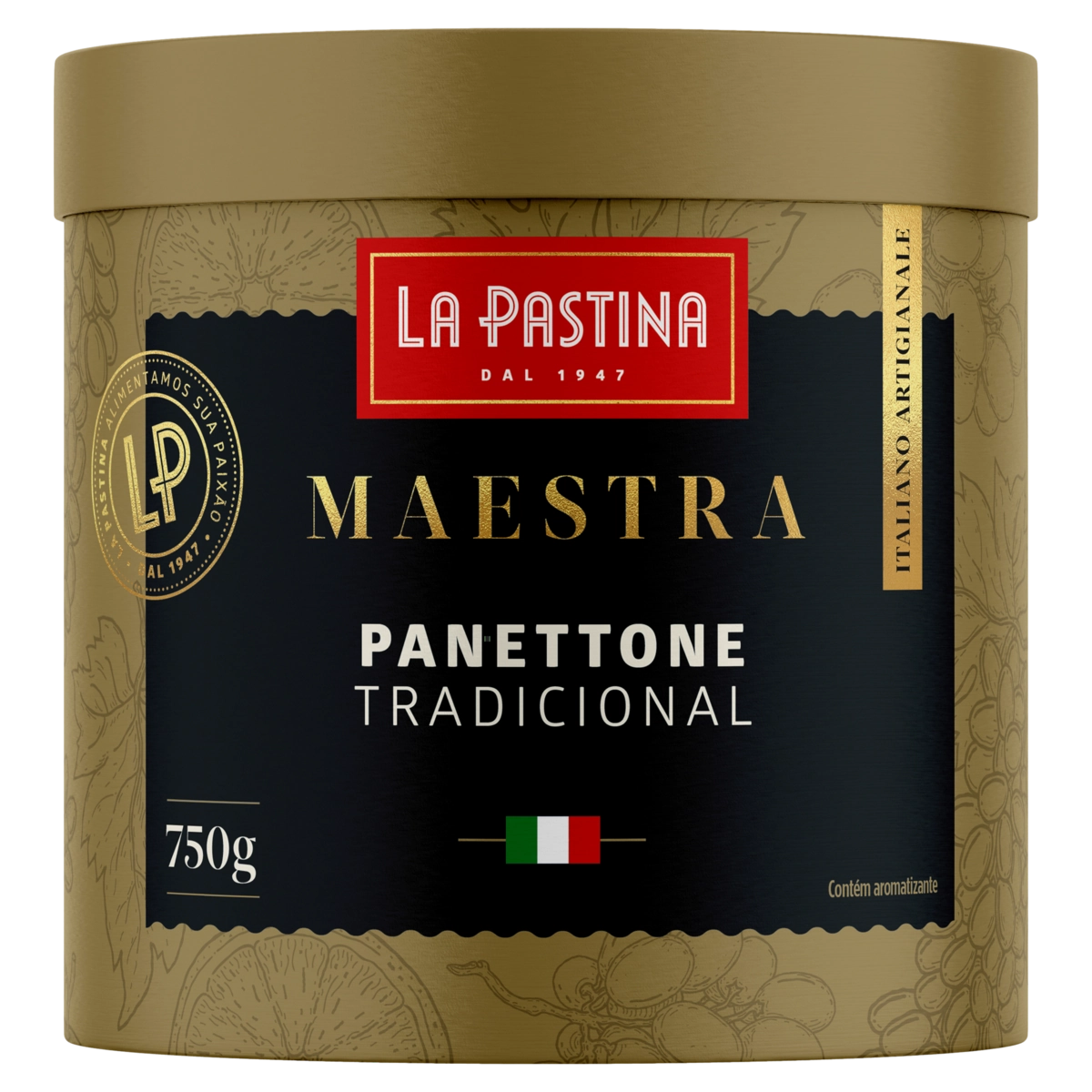 Panettone Tradicional La Pastina Maestra Lata 750g