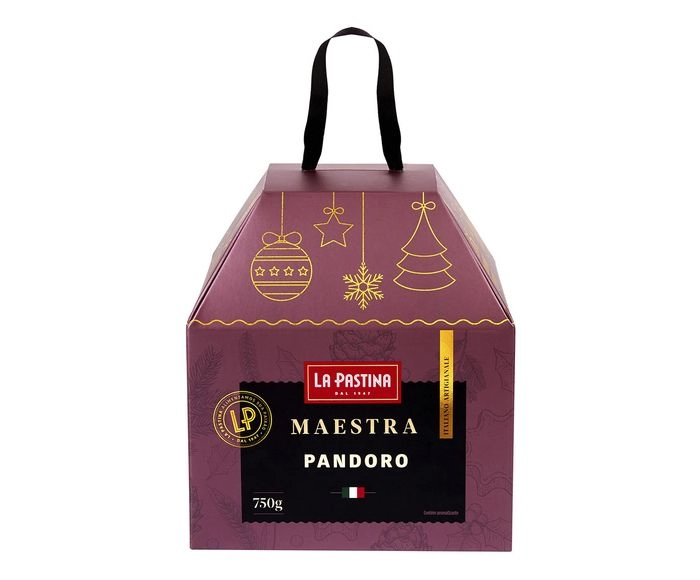 Panettone Pandoro La Pastina Maestra Caixa 750g