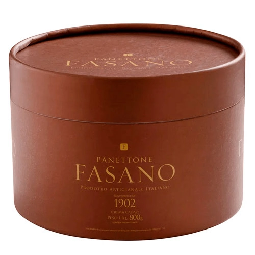 Panettone Nac Fasano Crema Cacao 800g Produto Alergenico
