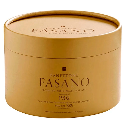 Panettone Nac Fasano Tradicional 750g Produto Alergenico