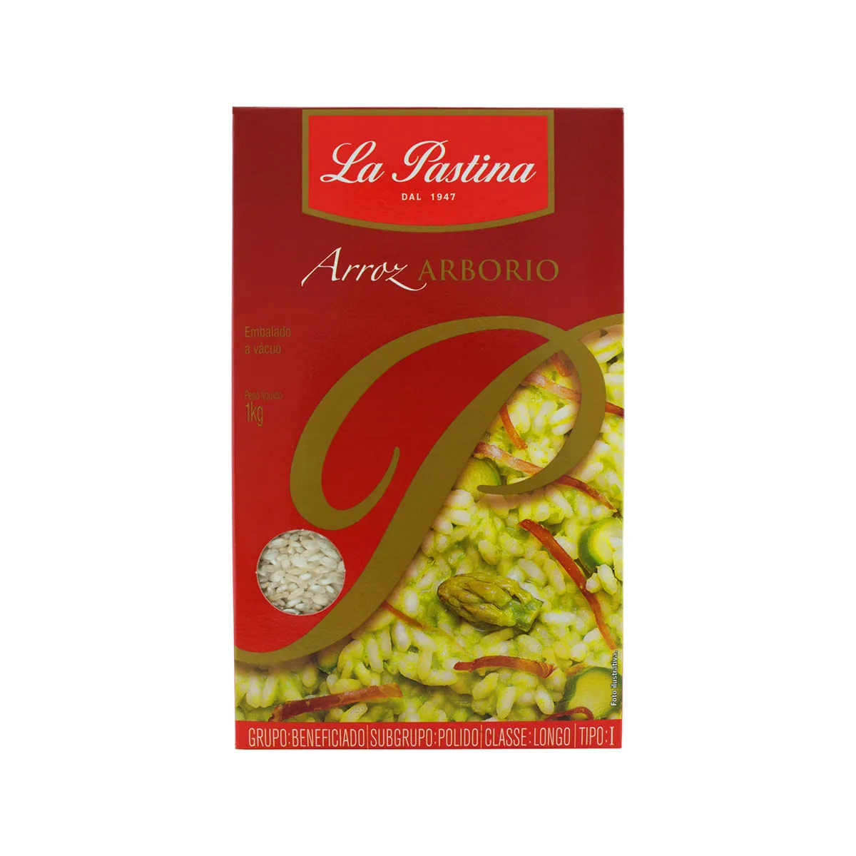 Arroz Italiano Arborio LA PASTINA Caixa 1kg