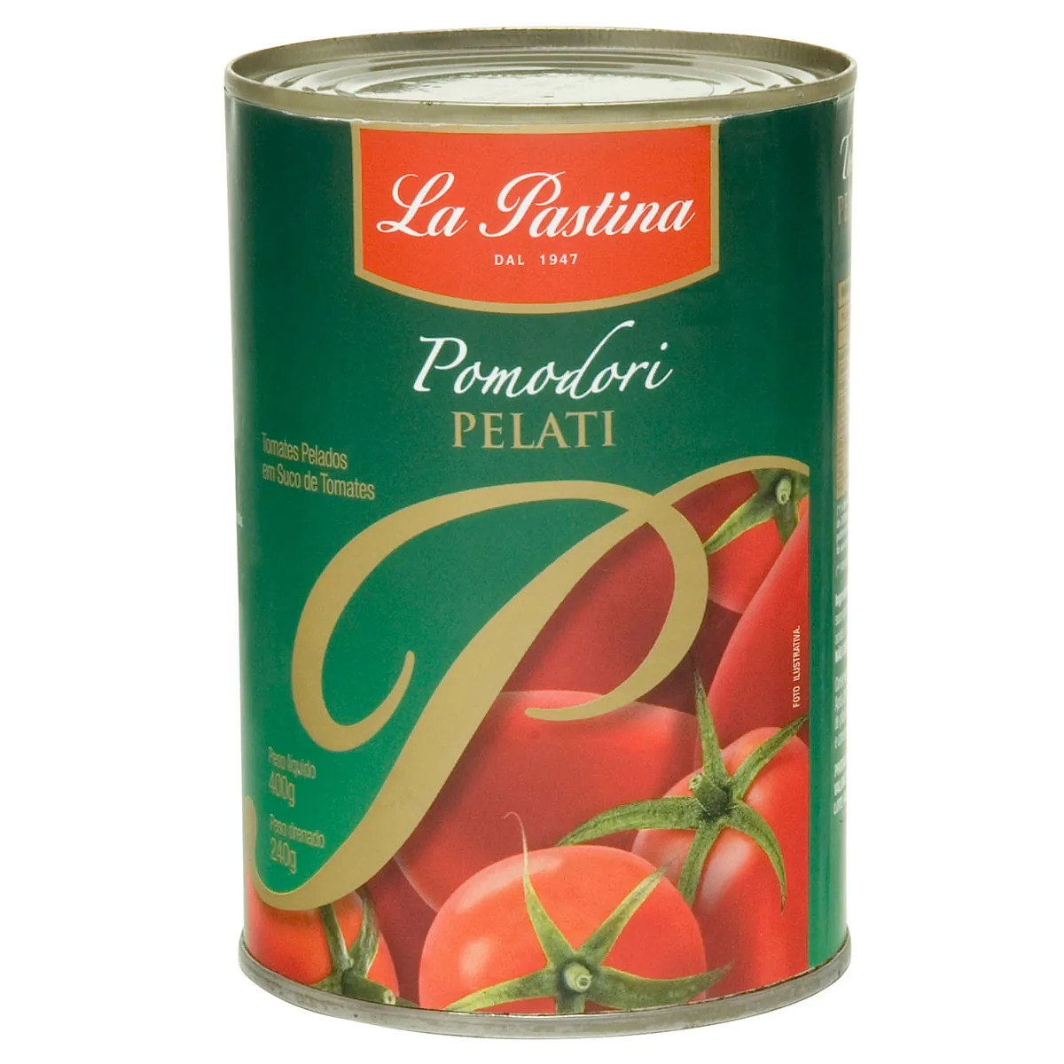 Tomate Pelado Italiano LA PASTINA Lata 400g