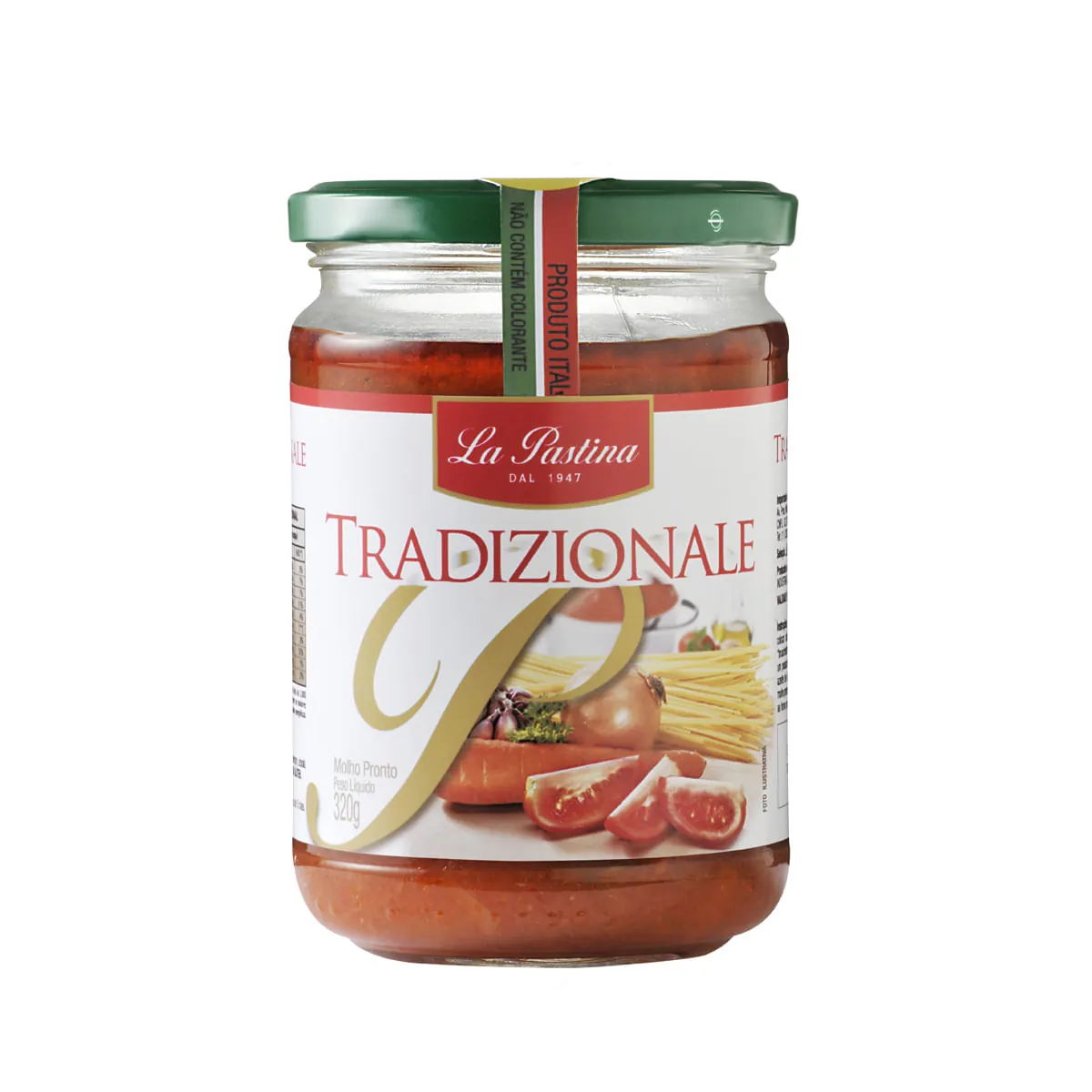 Molho De Tomate Tradizionale La Pastina Vidro 320g