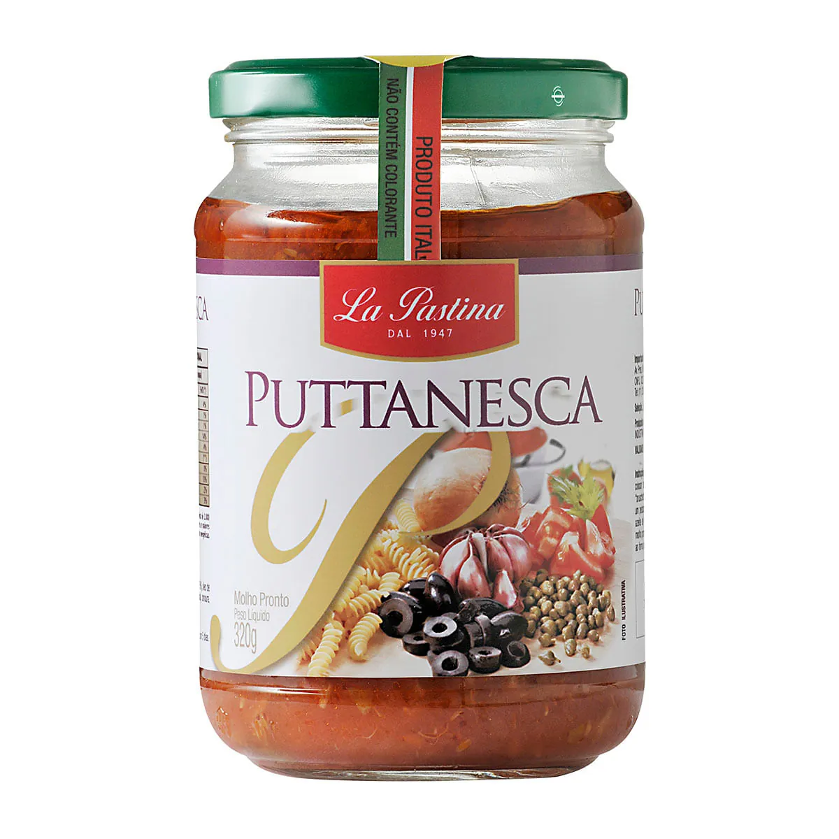 Molho Puttanesca Italiano La Pastina 320 g