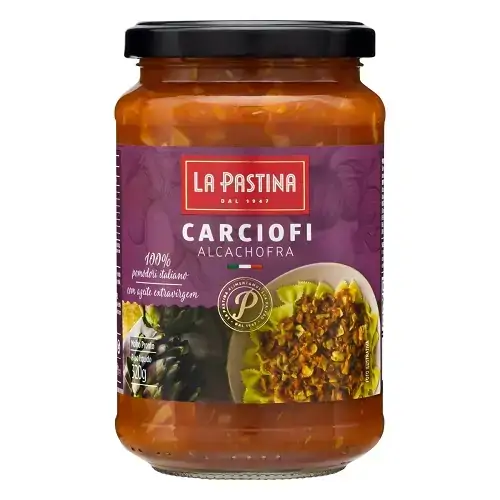 Molho De Tomate Carciofi La Pastina Vidro 320g