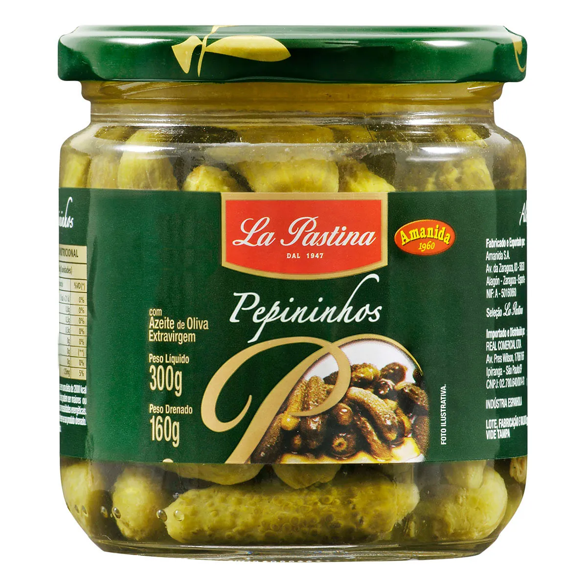 Pepino em Conserva La Pastina 160g