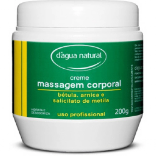 Creme De Massagem Bétula Arnica E Salicilato De Metila Dágua Natural