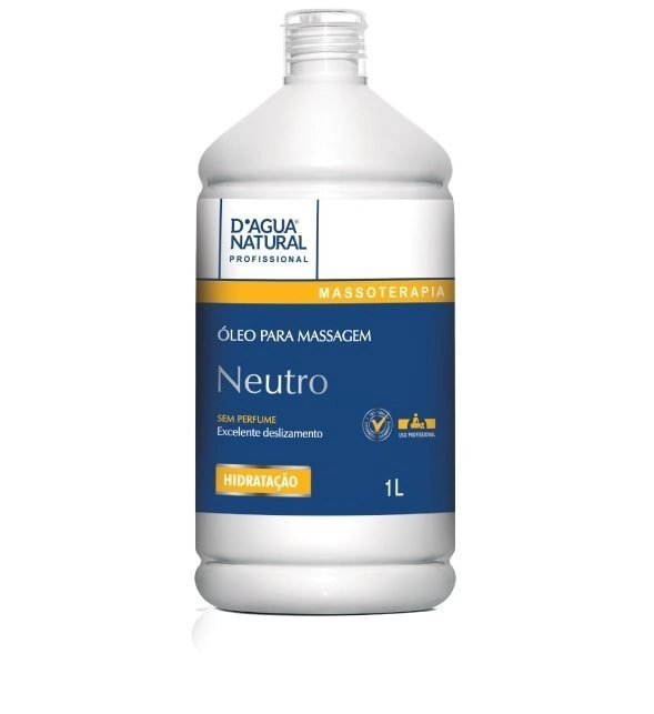 óleo Para Massagem Neutro 1l Dágua Natural