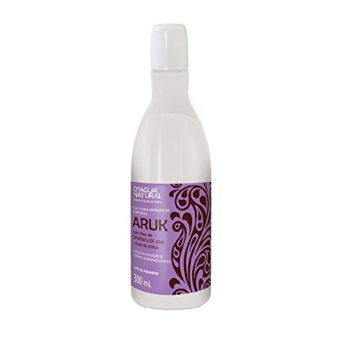óleo Aruk Para Massagem Semente De Uva E Cereja Dágua Natural