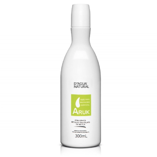 óleo Aruk Para Massagem Arnica Bétula E Salicilato De Metila Dágua Natural