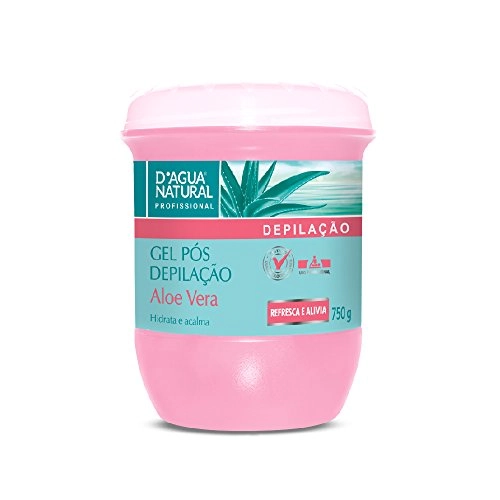 Gel Pós Depilação Aloe Vera 750gr D'agua Natural
