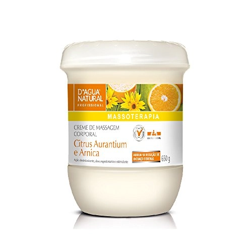 Creme De Massagem Citrus Aurantium E Arnica Dágua Natural