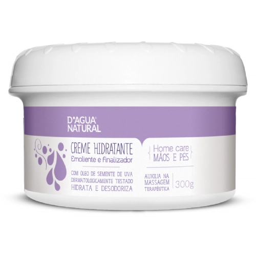 Creme 3 Em 1 Para Mãos E Pés óleo E Semente De Uva Dágua Natural