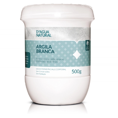 Argila Branca Dágua Natural