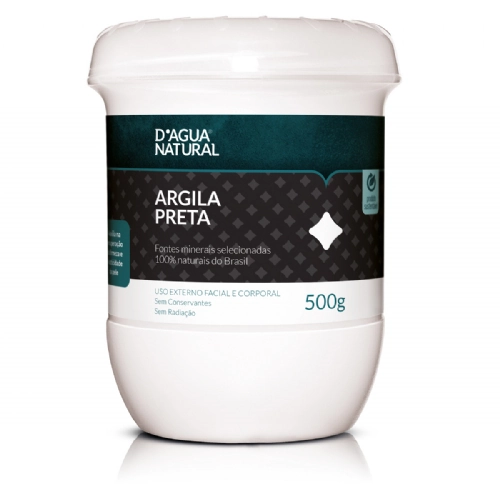 Argila Preta Dágua Natural