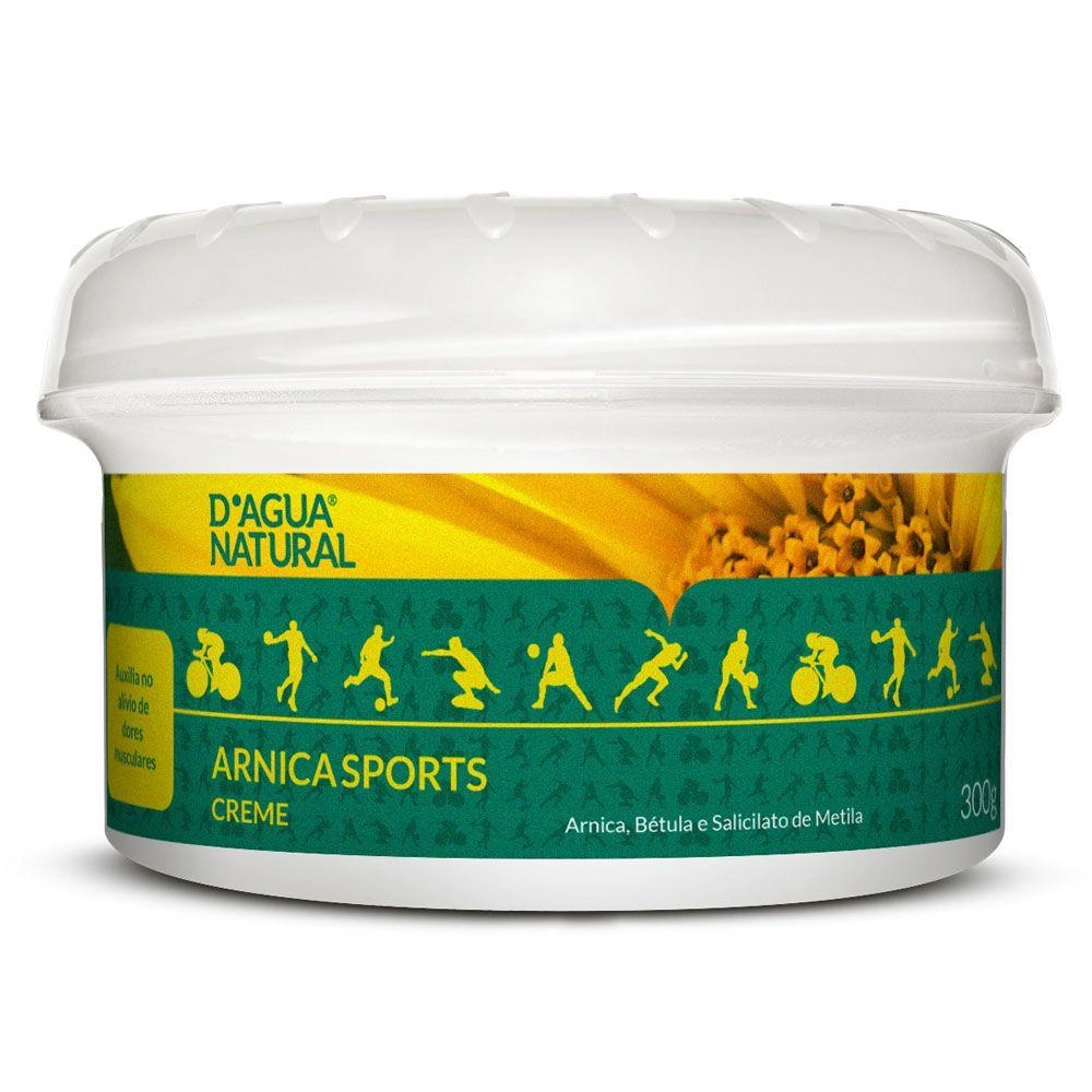 Creme De Massagem Arnica Sports 300g - D'agua Natural