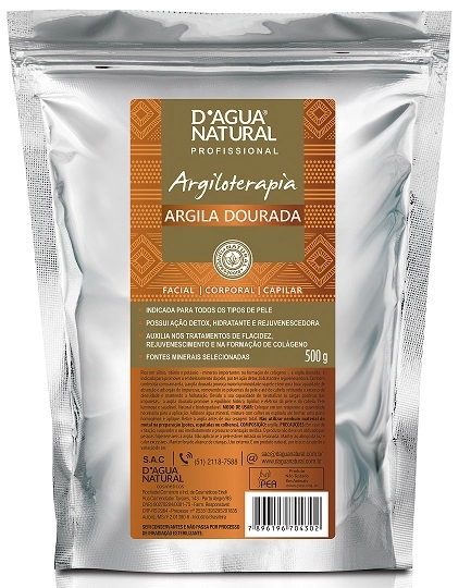 Dagua Nat Argila Dourada 500ml Sache