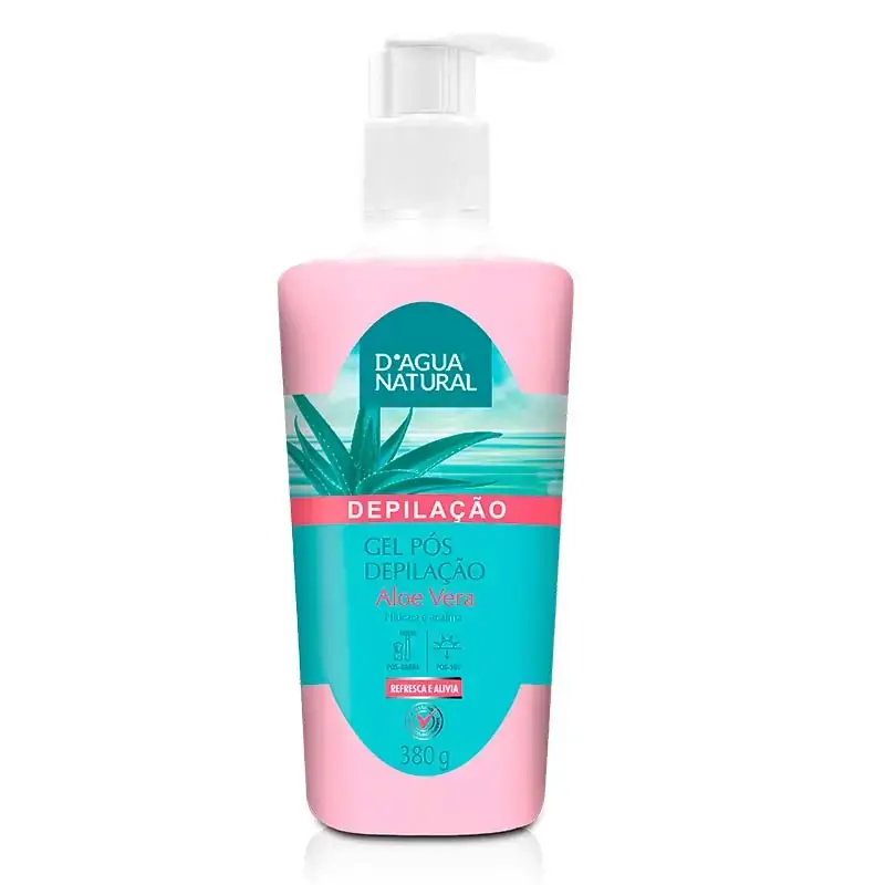 Pos Depilatorio D Agua Natural Gel Des 380g
