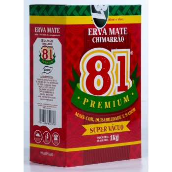 Erva Mate Chimarrão 81 Premium Vácuo 1Kg
