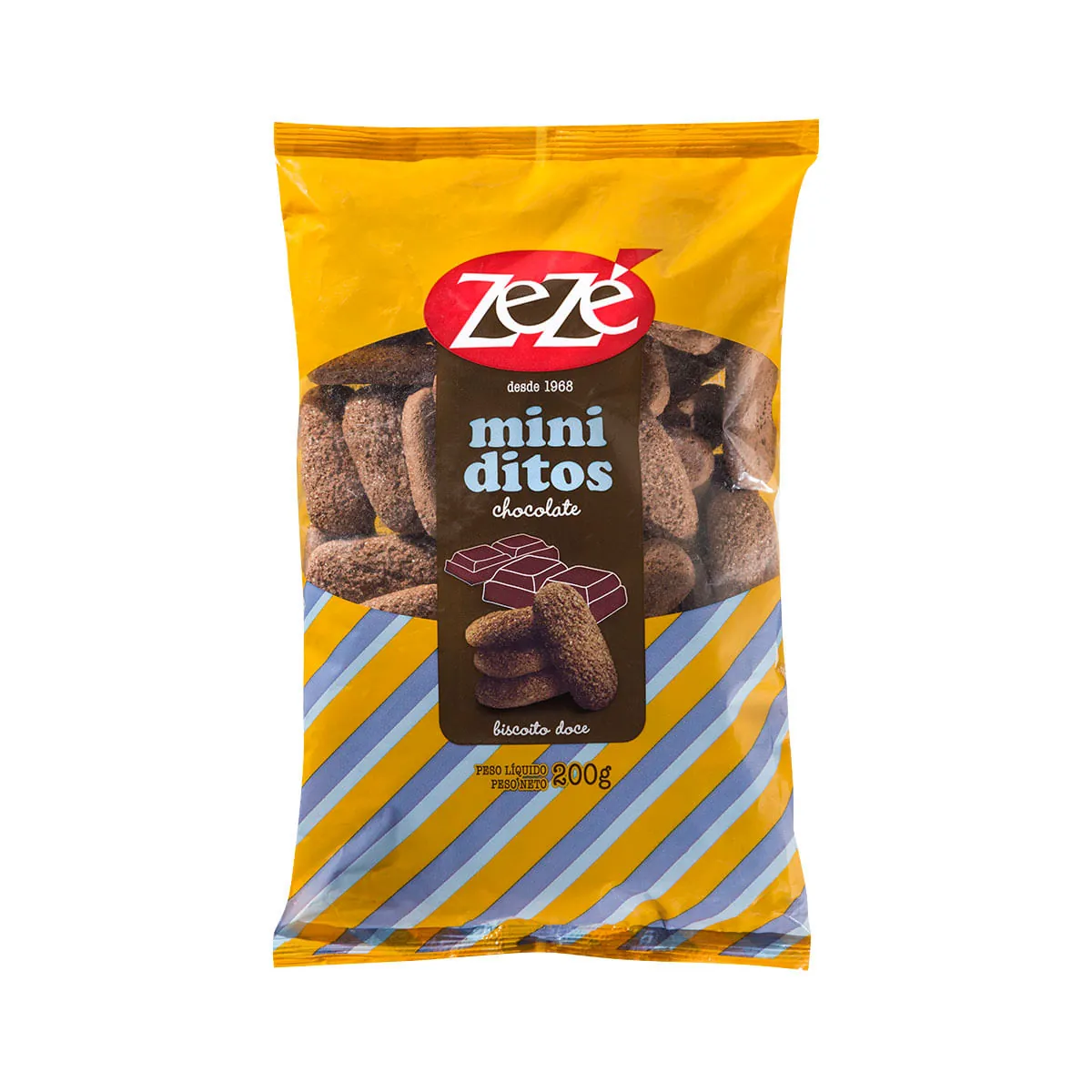 Bisc.zeze Mini Ditos 200g Chocolate