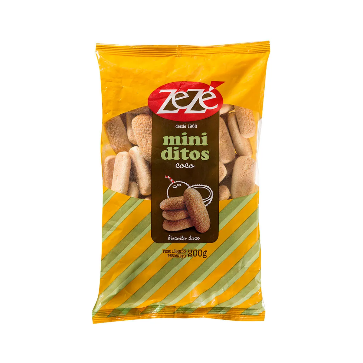 Bisc.zeze Mini Ditos 200g Coco