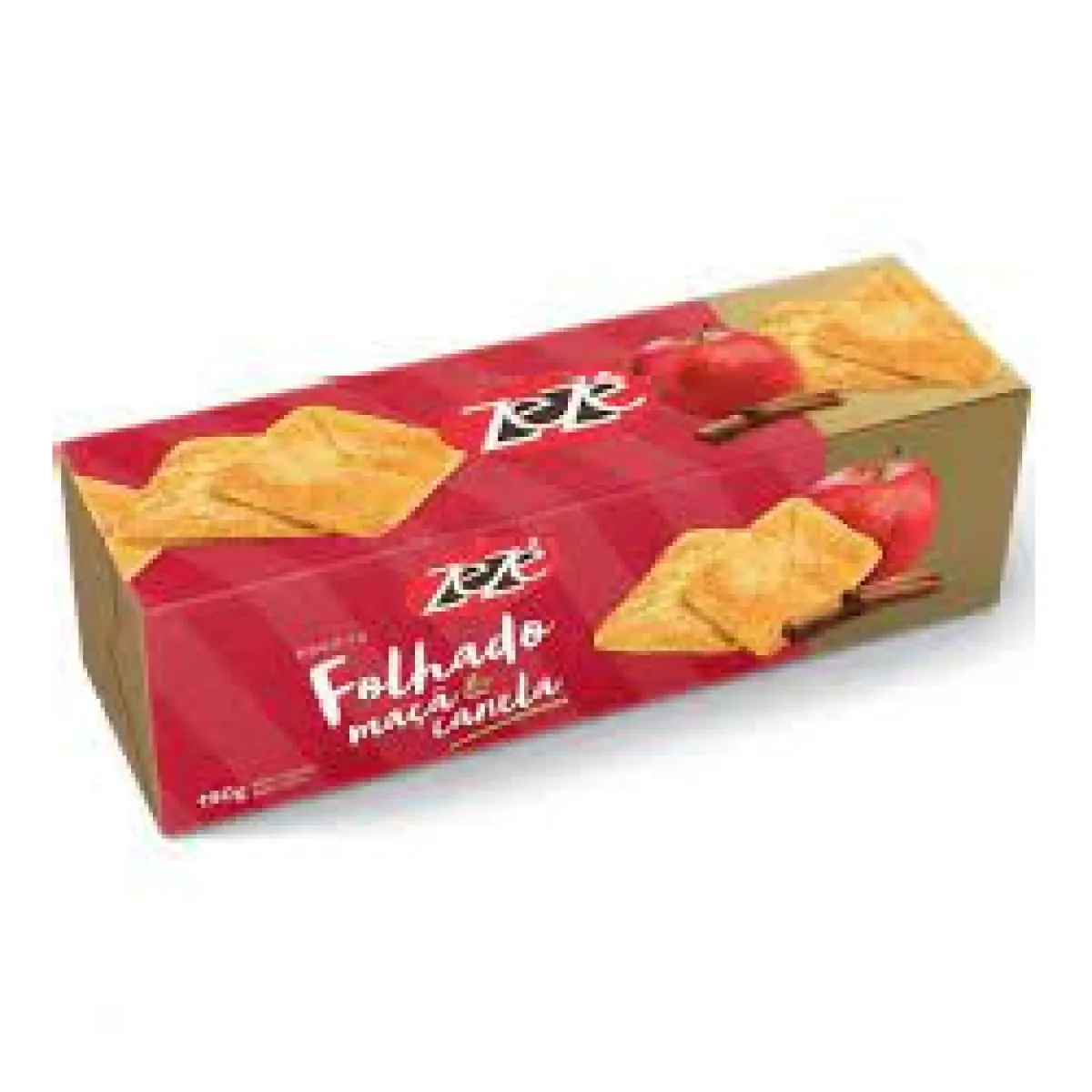 Bisc.zeze 190g Folhado Maca/canela