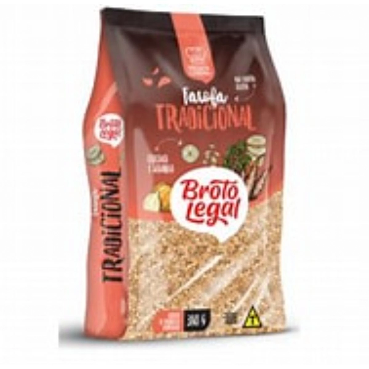 Farofa Tradicional Broto Legal 380g