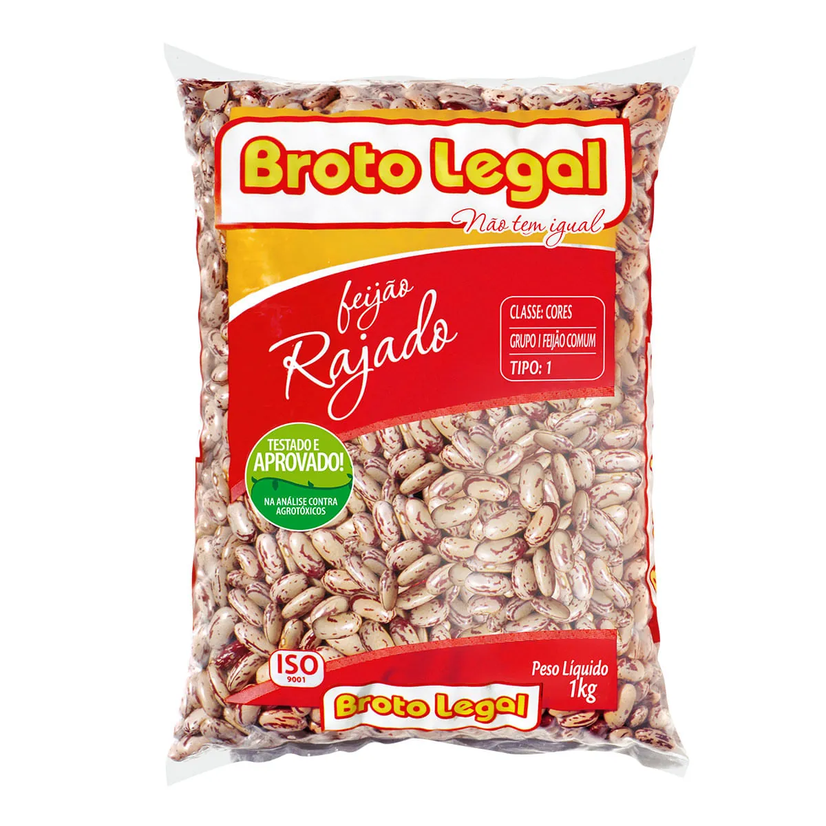 Feijão Rajado Tipo 1 Broto Legal 1 Kg