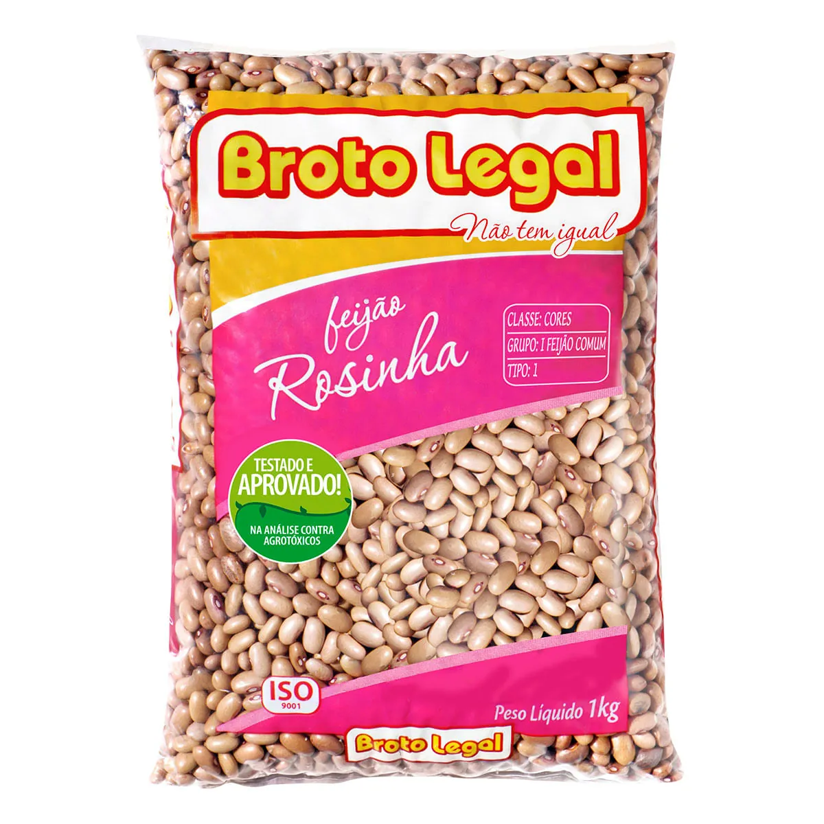 Feijão Rosinha Tipo 1 Broto Legal 1 Kg