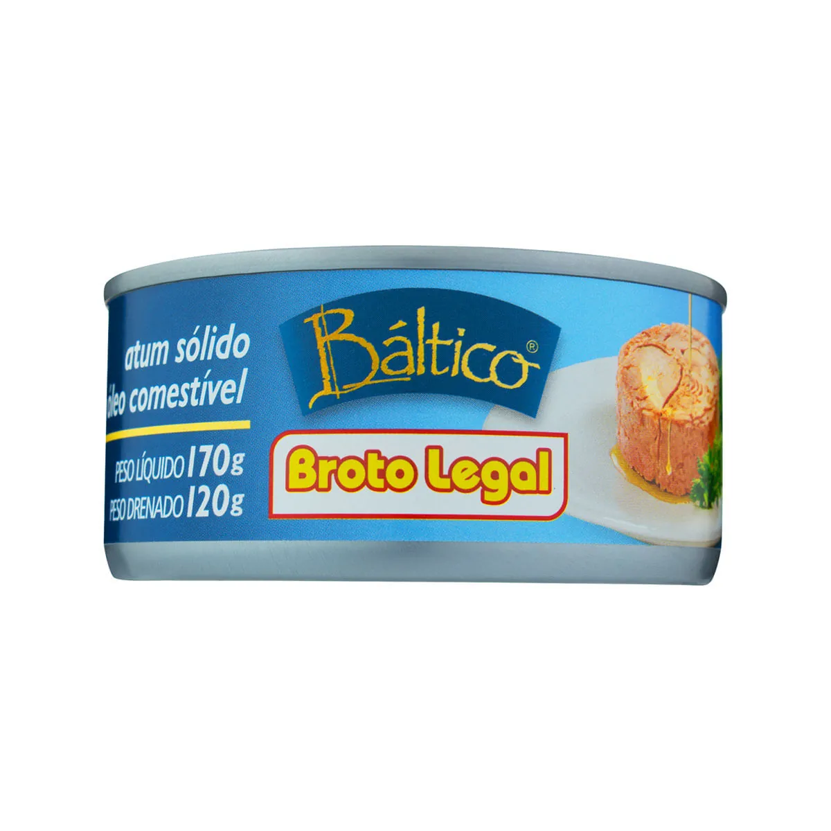 Atum Sólido Em óleo Báltico Lata 120g