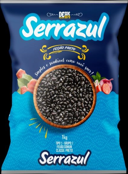 Feijao Preto Serrazul Tipo 1 Emb. 30x1