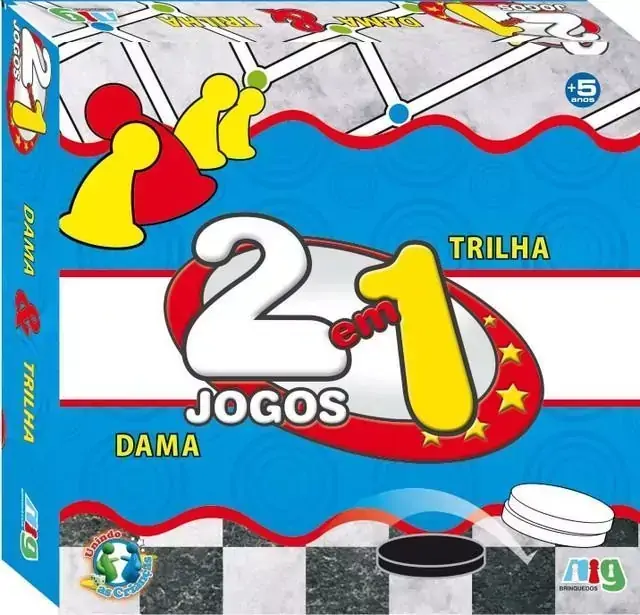 Jogo 2 Em 1 Trilha E Dama Nig 202