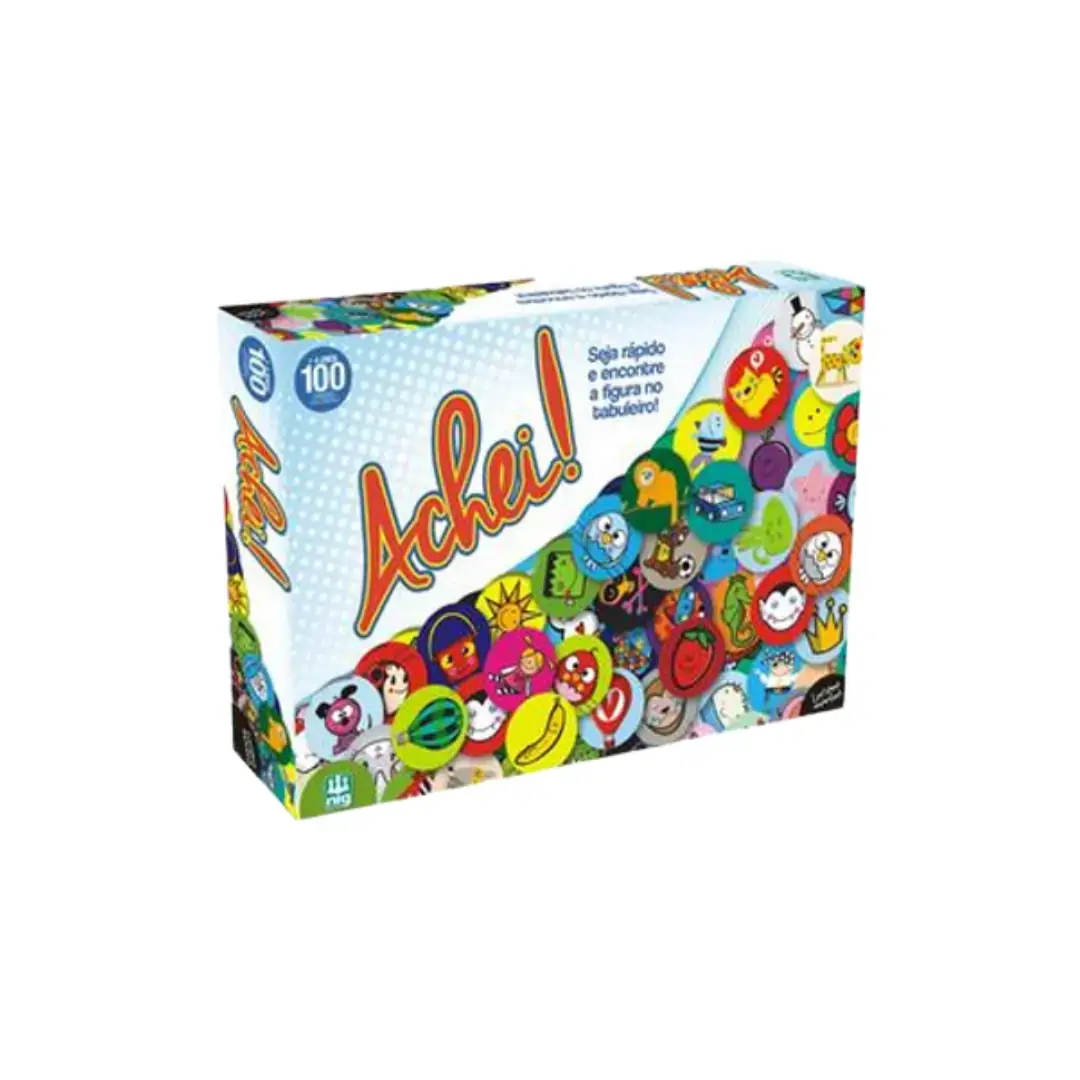 Jogo Achei Tabuleiro E Figuras - Nig Brinquedos