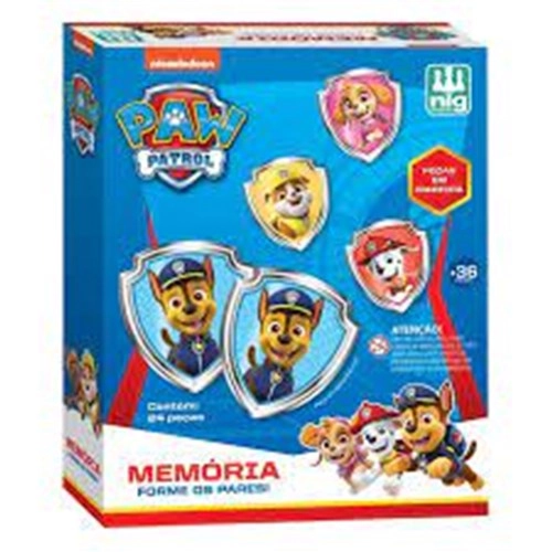Jogo Da Memoria Patrulha Canina 0683 Nig Brinquedo
