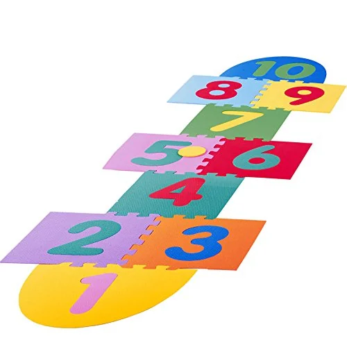 Tapete EVA Infantil - Amarelinha com 4 Discos - Nig Brinquedos
